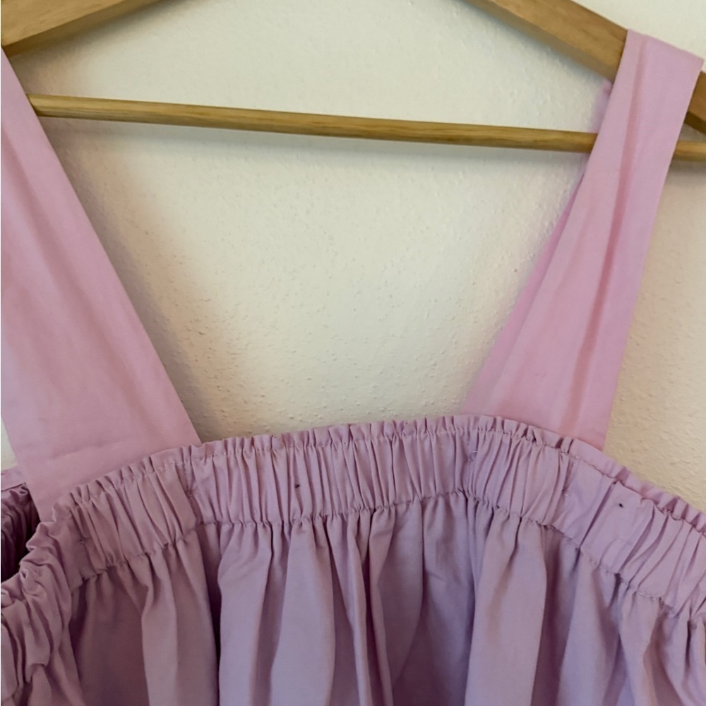 HYFVE Lilac Babydoll Mini Dress Sleeveless Lined Women's M - Picture 5 of 13